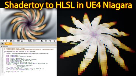 Shadertoy Glslto Hlsl In Ue Niagara And Material Custom Node Cgow