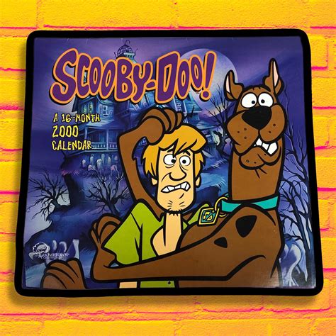 2000 Scooby Doo Kalender Scooby Doo Sammlerstück Hanna Etsy