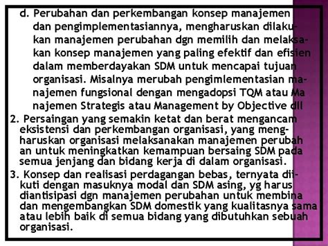 Tantangan Lingkungan Abad Xxi Terhadap Manjemen Perubahan Dalam