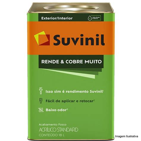 Tinta Suvinil Rende Cobre Muito 18L A Partir De R 417 90