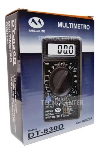 Tester Multimetro Digital Megalite Dt830d Buzzer Nuevos En Venta En