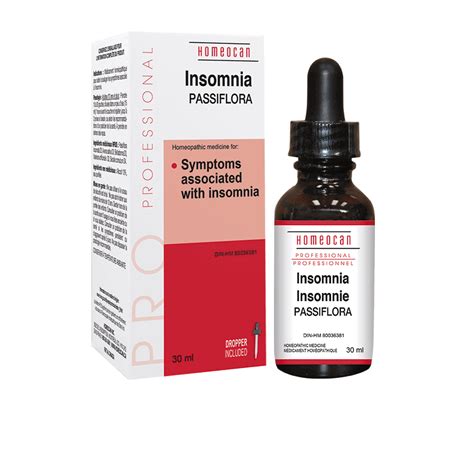 Homeocan Insomnia Passiflora Drops 30ml Your Health Food Store And