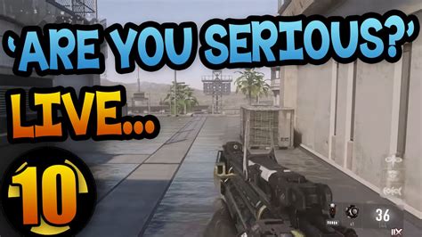 ARE YOU SERIOUS Advanced Warfare 10 LIVE W Siddeeq Call Of