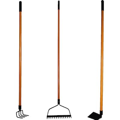 Steel Assorted 3 Garden Rakes at Lowes.com