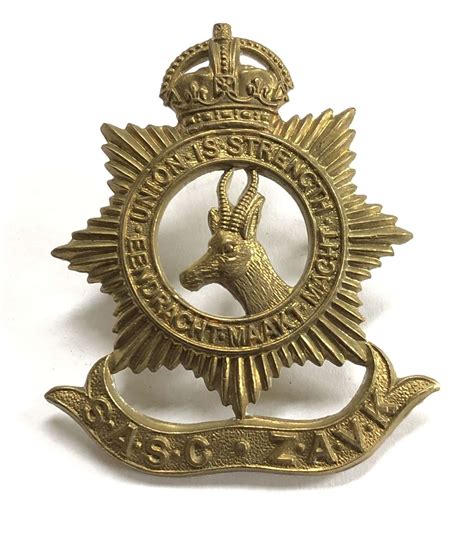 South African Army Service Corps Cap Badge Circa 1916 18 Only