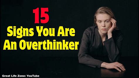 15 Signs You Are An Over Thinker Youtube