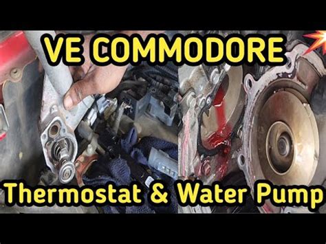 Holden VE Commodore V6 Alloytec Thermostat Replacement And Water Pump