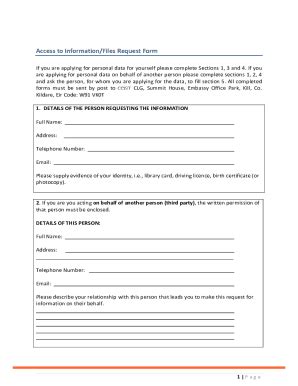 Fillable Online How To Make A Request For Personal Records Foiafree