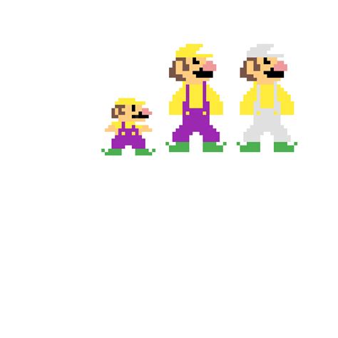 Pixilart Wario Sprites Modren Versoin By Rose Montallies