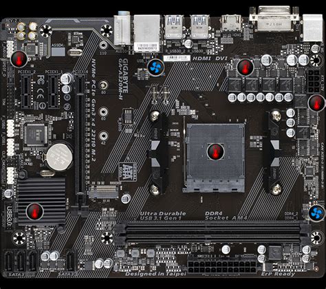 Gigabyte GA-A320M-S2H Ultra Durable Motherboard