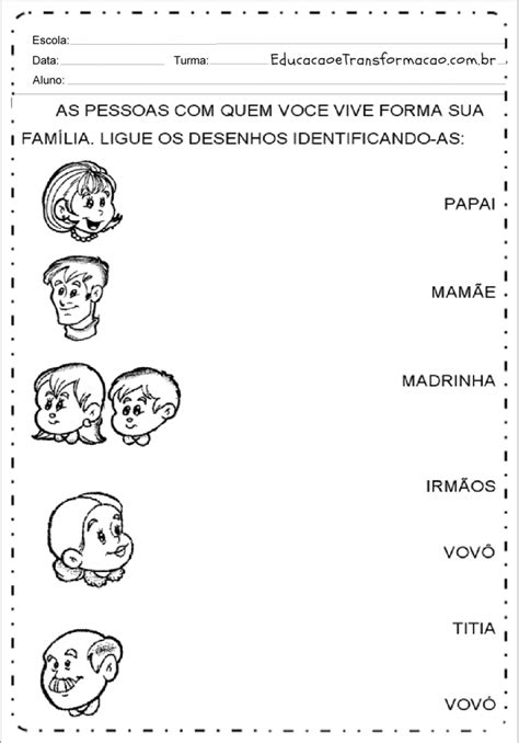 Bauzinho Da Web Ba Da Web Atividades Sobre Fam Lia Para