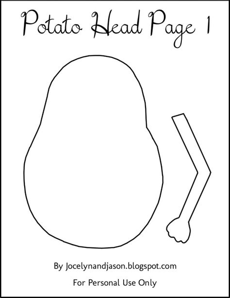 Mr Potato Head Coloring Page - Coloring Home