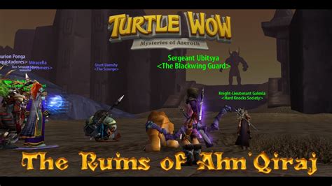 The Ruins Of Ahn Qiraj Aq Turtle Wow Youtube