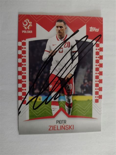 Karta Topps Autograf Polska Piotr Zieli Ski Pzpn Allegro Pl