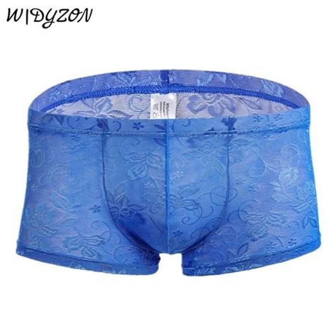 Boxer Shorty Boxer En Dentelle Pour Homme Sous V Tement Respirant Et