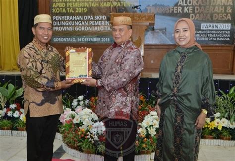 Wagub Gorontalo Serahkan Dipa Dan Tkdd Berita Gorontalo