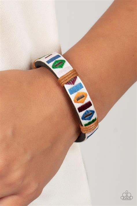 Paparazzi Textile Trendsetter Multi Urban Bracelet Carasshop