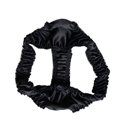 Satin Silky Tanga High Rise Bikini Briefs Panties Size 10 20 EBay