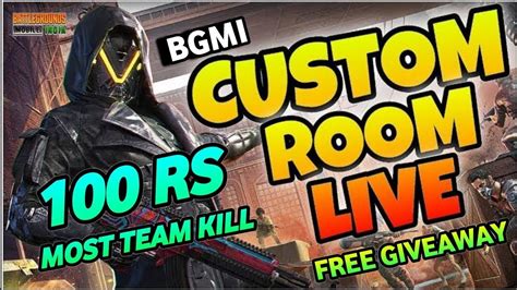 🔴bgmi Custom Room Live 100 Rs Giveaway Bgmi Live Custom Room Free