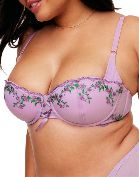 Adore Me Sophy Push Up Balconette Womens Bra Plus And Regular Sizes