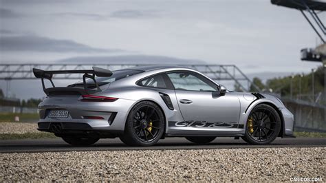 2019 Porsche 911 Gt3 Rs Color Gt Silver Rear Three Quarter Hd