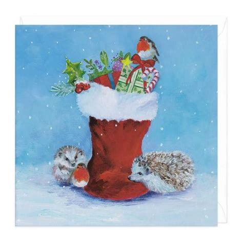 Whistlefish Christmas Card Christmas Stocking Delivery To Eu Only