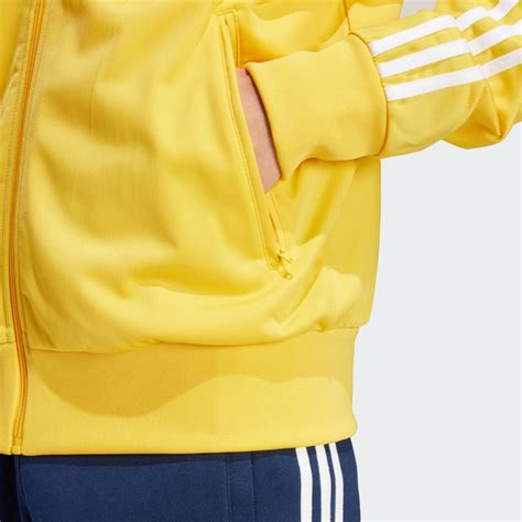 Adidas Adicolor Classics Firebird Track Top Yellow Adidas Tz