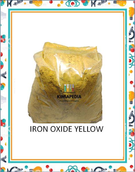 Jual Iron Oxide Yellow China Besi Oksida Kuning Fe2O3 1KG Di Lapak