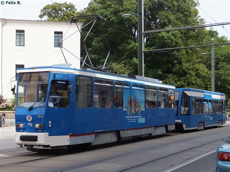 Tatra Stra Enbahn Nr Der Rsag In Rostock Am Bahnbilder De