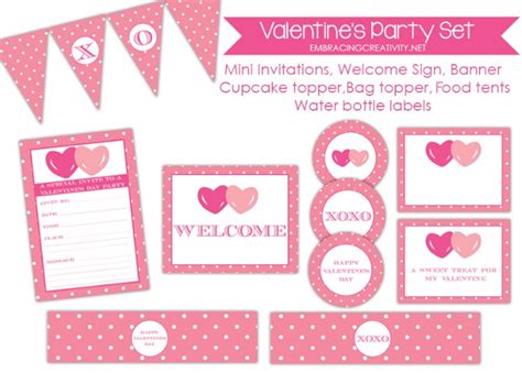 Free Valentine S Day Party Printables Embracing Creativity