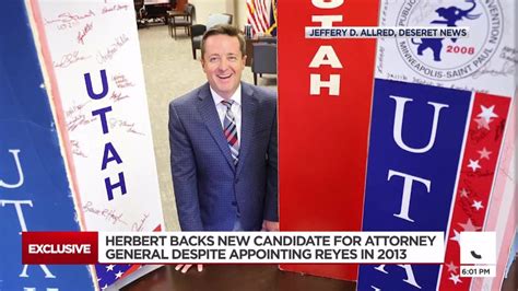 Why Governor Gary Herbert Is Backing A New Candidate For Attorney