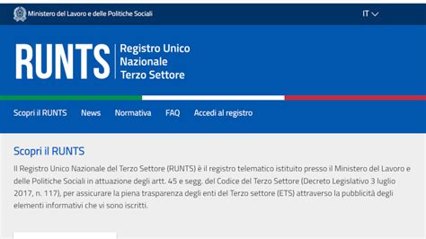 Iscritti Al Runts E Ora L 1 Giugno Il Webinar Di Cantiere Terzo