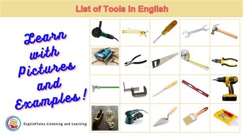 Tools And Equipment Vocabulary In English Eslbuzz 49 Off