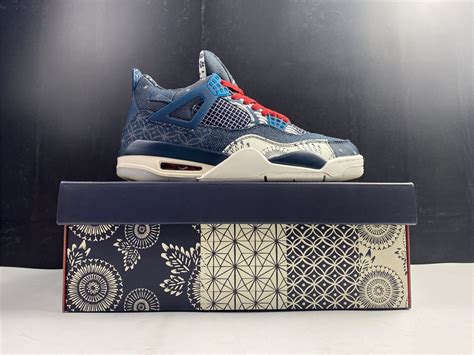 Air Jordan 4 Retro Se Sashiko Deep Ocean Masculino Sportsmen Sua