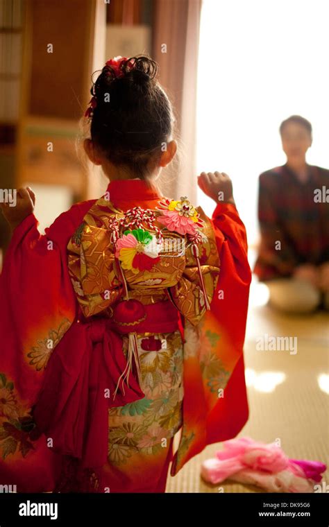 Shichi-go-san Japanese ceremony Stock Photo - Alamy