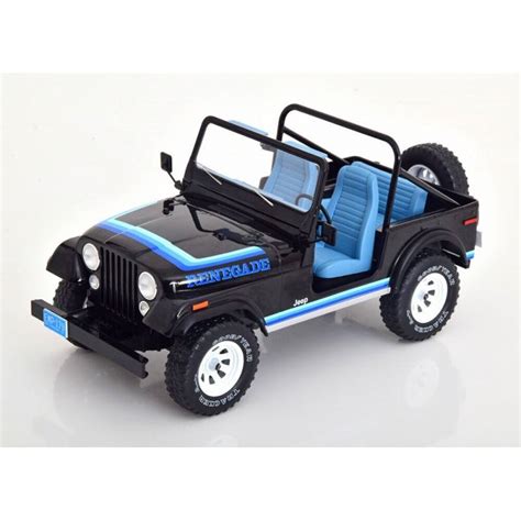 Jeep Cj Renegade Black Mcg Mcg Miniatures Autos Motos