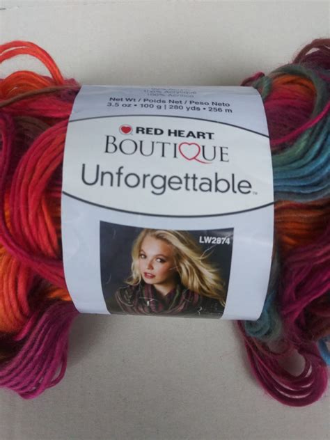 1 Skein Red Heart Boutique Unforgettable Yarn Sunrise Etsy