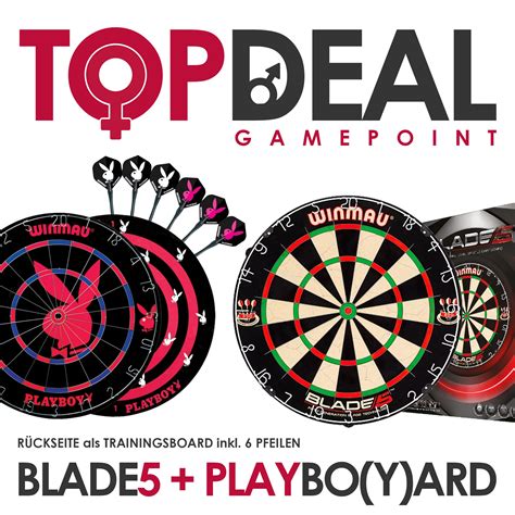 Buy Mega Set Original Winmau Dartboard Blade And Playboy Training