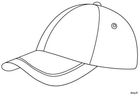 A Baseball Cap Is Shown In Black And White