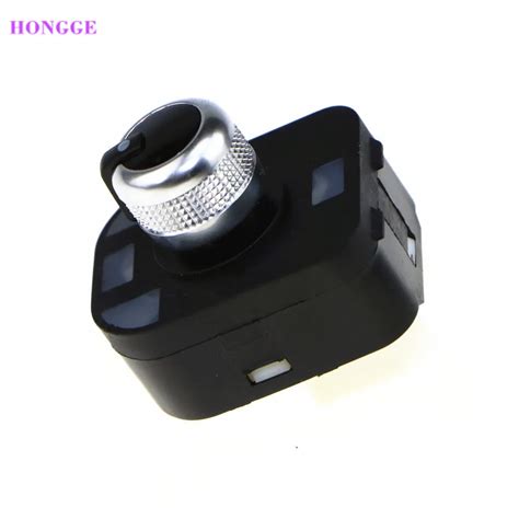 Hongge Chrome Electric Mirror Adjust Switch Knob Memory Folding For