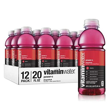 Vitaminwater Electrolyte Enhanced Water With Vitamins Power C Dragon