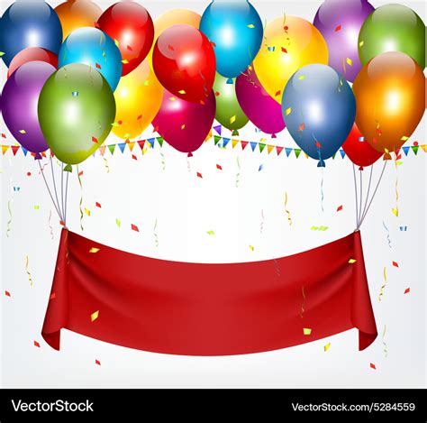 Happy Birthday Banner Background Royalty Free Vector Image