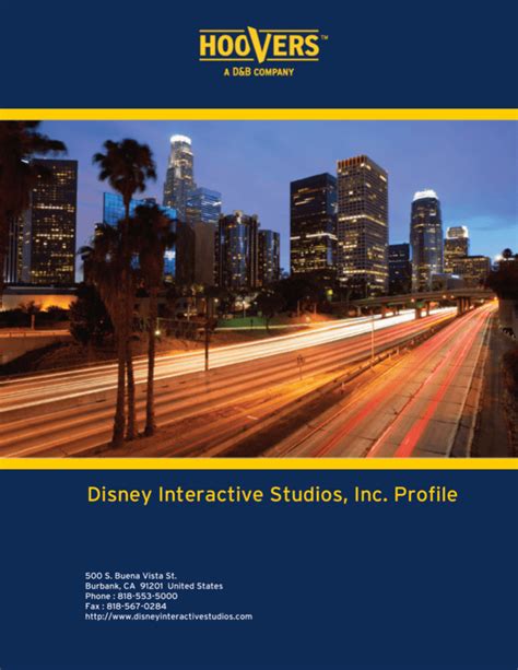 Disney Interactive Studios, Inc. Profile