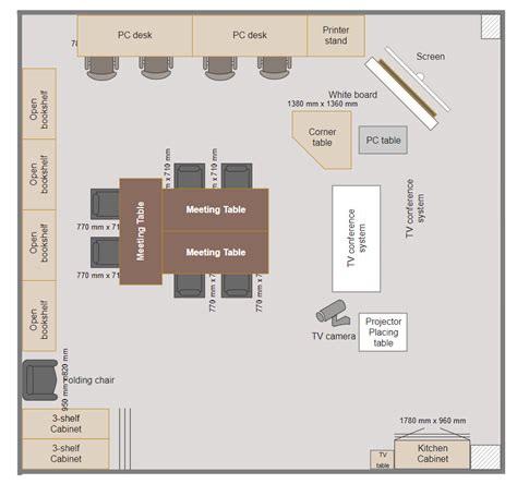 Classroom Floor Plan Edrawmax Templates Bob