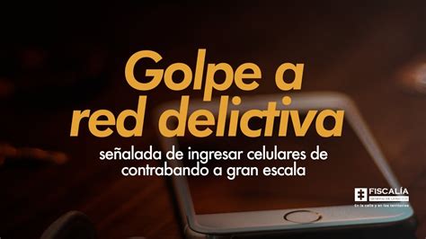 Golpe A Red Delictiva Se Alada De Ingresar Celulares De Contrabando A