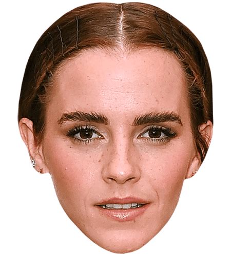 Emma Watson Make Up Maske Aus Karton Celebrity Cutouts