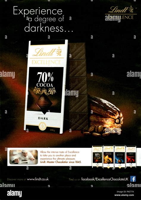 Magazine Advert Chocolate High Resolution Stock Photography And Images