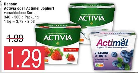 Danone Activia Oder Actimel Joghurt Angebot Bei Marktkauf Prospekte De