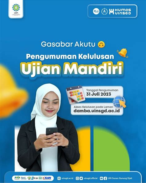 Pengumuman Kelulusan Dan Pengisian Biodata Daftar Ulang PMB Jalur