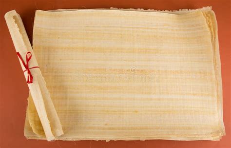 Blank Egyptian Papyrus Stock Image Image Of Canvas Objects